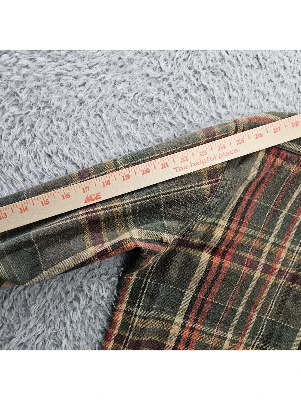 SCHOTT BROTHERS NYC SH2135 Plaid Cotton Flannel Shirt Men Large Heavyweight